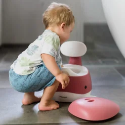Kindsgut - Potty Training Toilet - Hval - Dusty Pink