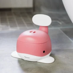 Kindsgut - Potty Training Toilet - Hval - Dusty Pink