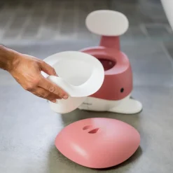 Kindsgut - Potty Training Toilet - Hval - Dusty Pink