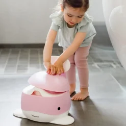 Kindsgut - Potty Training Toilet - Hval - Pink