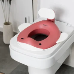 Kindsgut - Toiletsæde til børn - Hval - Dusty Pink