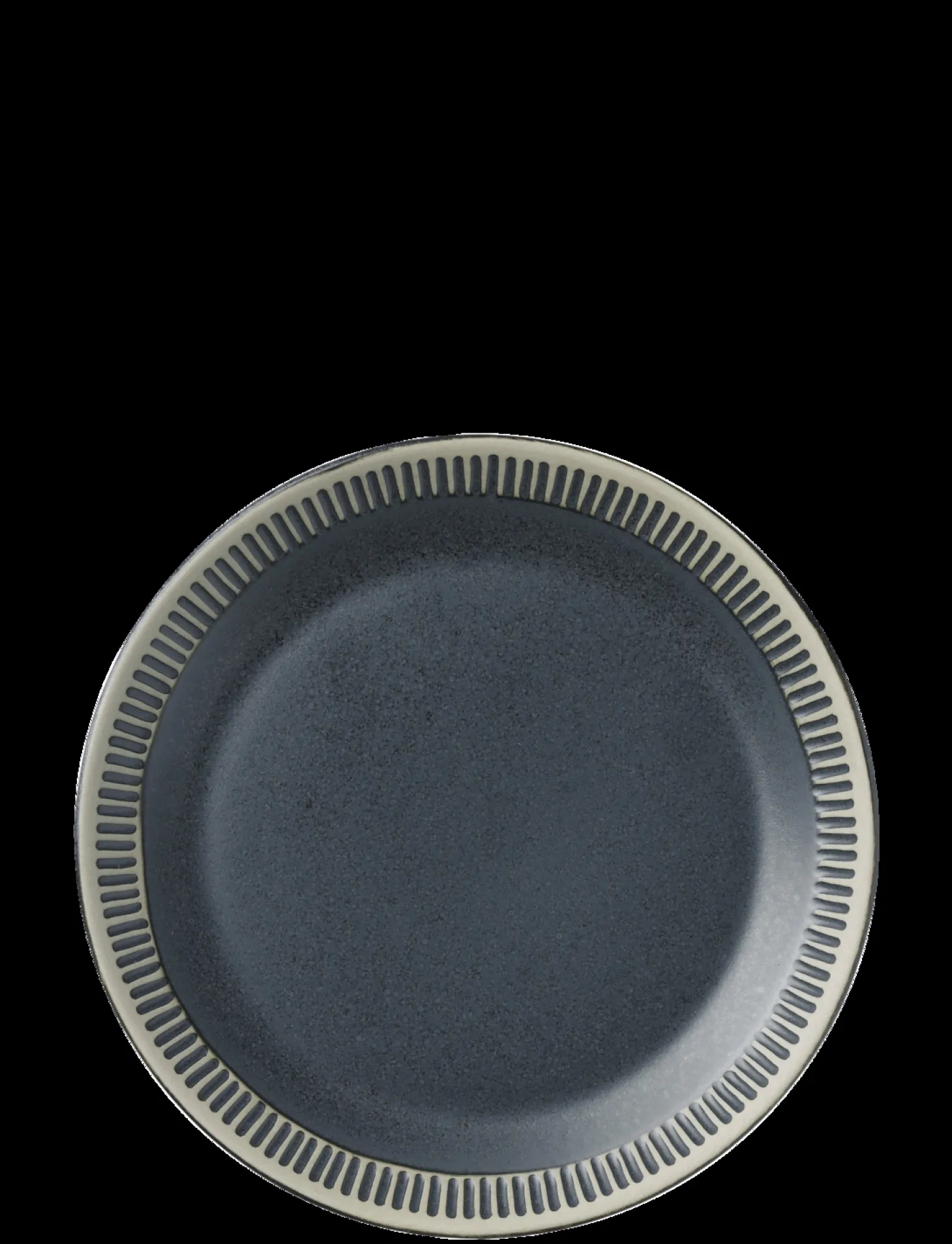 Knabstrup Keramik - Colorit tallerken Ø 19 cm dark grey