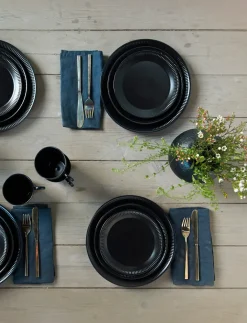 Knabstrup Keramik - krus, stort H 9 cm black