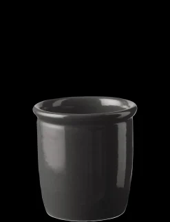 Knabstrup Keramik - syltekrukke 0.5 l. anthracite