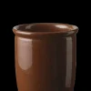 Knabstrup Keramik - syltekrukke 1 l. terracotta