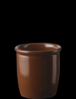 Knabstrup Keramik - syltekrukke 0.5 l. terracotta