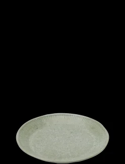 Knabstrup Keramik - tallerken Ø 19 cm olive