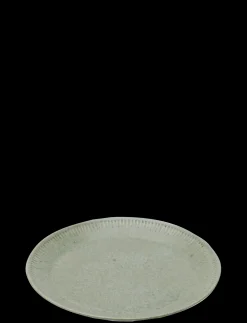 Knabstrup Keramik - tallerken Ø 22 cm olive