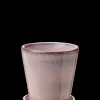 Knabstrup Keramik - urtepotteskjuler Ø 10.5 cm rose