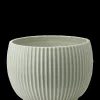 Knabstrup Keramik - urtepotteskjuler Ø 18 cm ripple mint