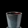 Knabstrup Keramik - urtepotteskjuler Ø 10.5 cm ocean green