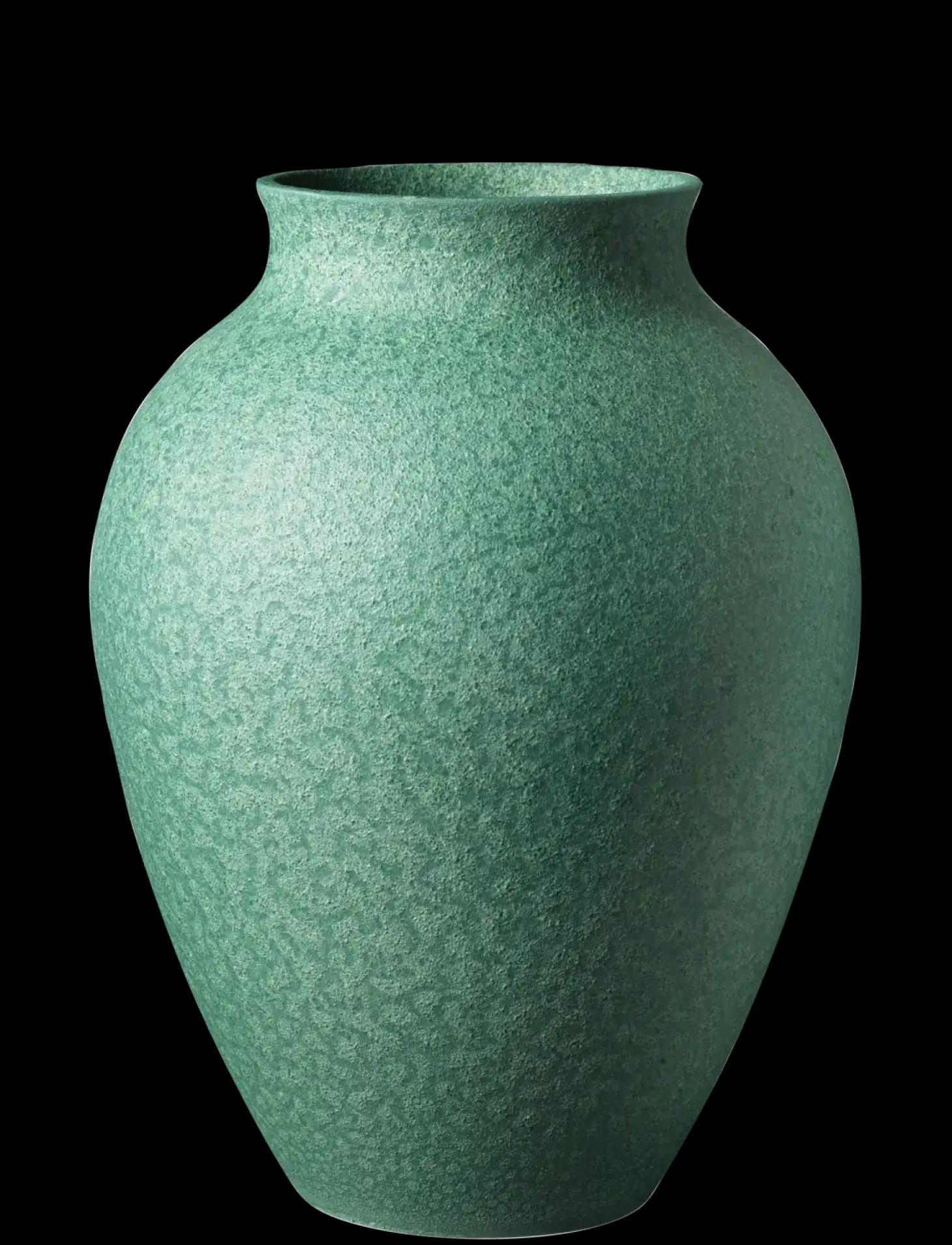 Knabstrup Keramik - vase H 27 cm verdigris green
