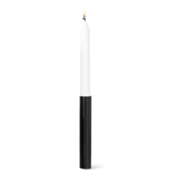 Kunstindustrien - Slim Light Lysetage - Sort - Højde 17 cm
