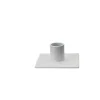 Kunstindustrien - Square lysestage Ø2,2 - Hvid