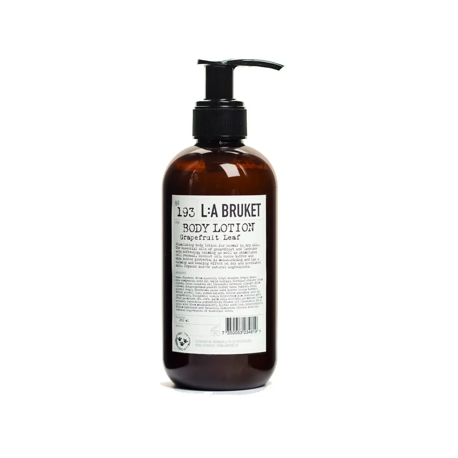 L:A Bruket - Bodylotion 250 ml. Grapefruit leaf