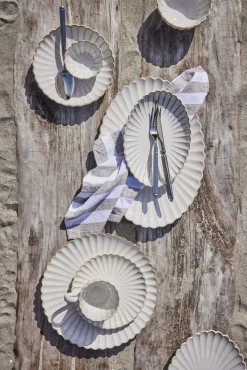 Lene Bjerre - Camille fad 30,5x21 cm. råhvid