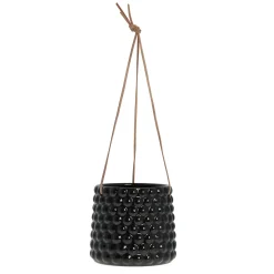 Lene Bjerre - Dotsie hængepotte Ø18cm sort