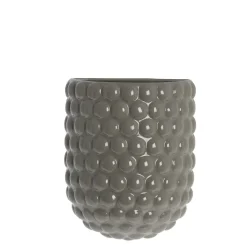 Lene Bjerre - Dotsie væghængt vægpotte H20 cm. grå