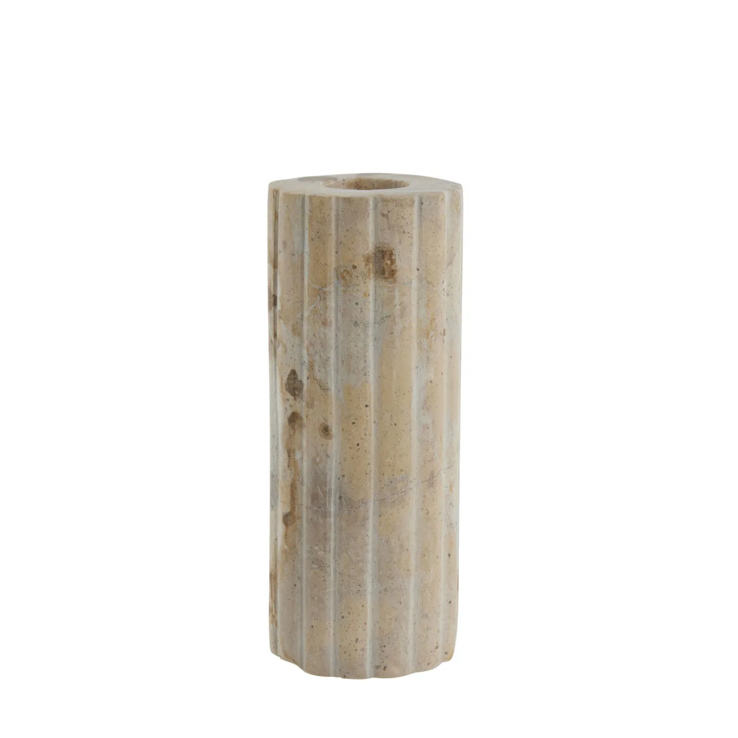 Lene Bjerre - Eliana lysestage 12,5 cm. sand marmor