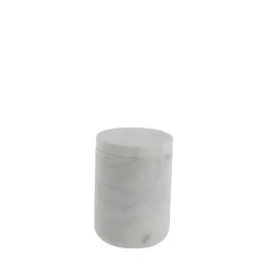 Lene Bjerre - Ellia krukke 6x6 cm. hvid marmor