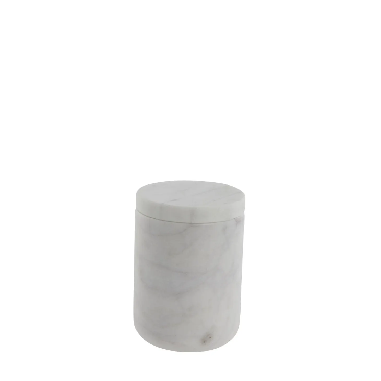 Lene Bjerre - Ellia krukke 6x6 cm. hvid marmor