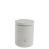 Lene Bjerre - Ellia krukke 9x9 cm. hvid marmor