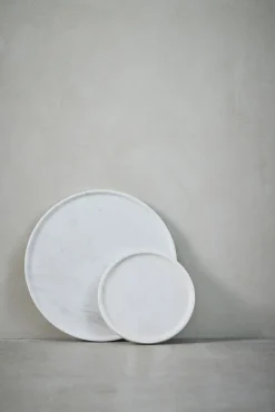 Lene Bjerre - Ellia marmorfad Ø40 cm. hvid