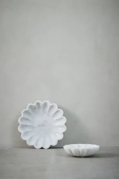 Lene Bjerre - Ellia Marmorskål Ø30 cm. hvid
