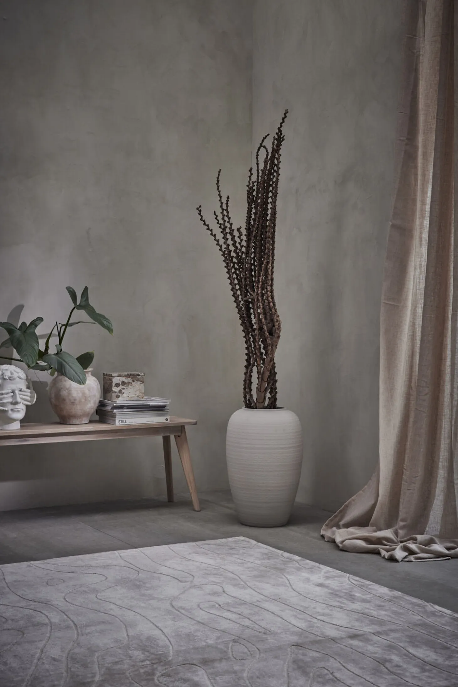 Lene Bjerre - Ellia æske H13 cm. Marmor