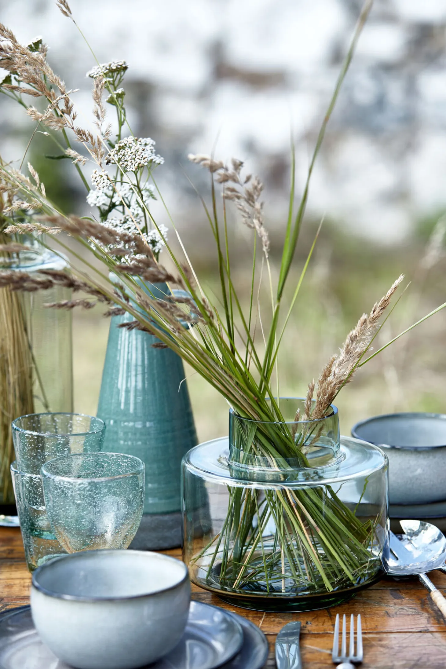 Lene Bjerre - Hedria vase grøn 30 cm.