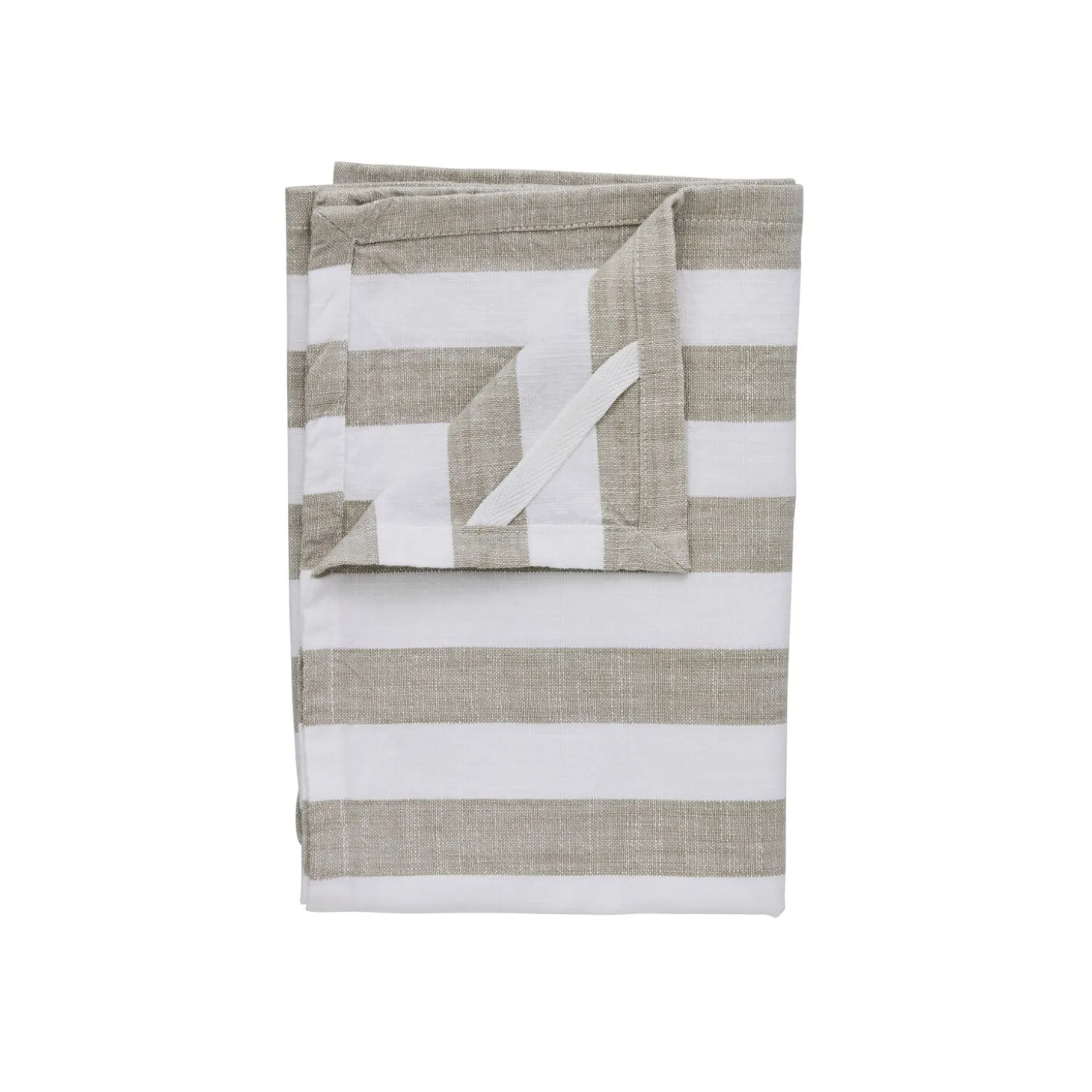 Lene Bjerre - Olivia viskestykke 70x50 cm. beige stribet