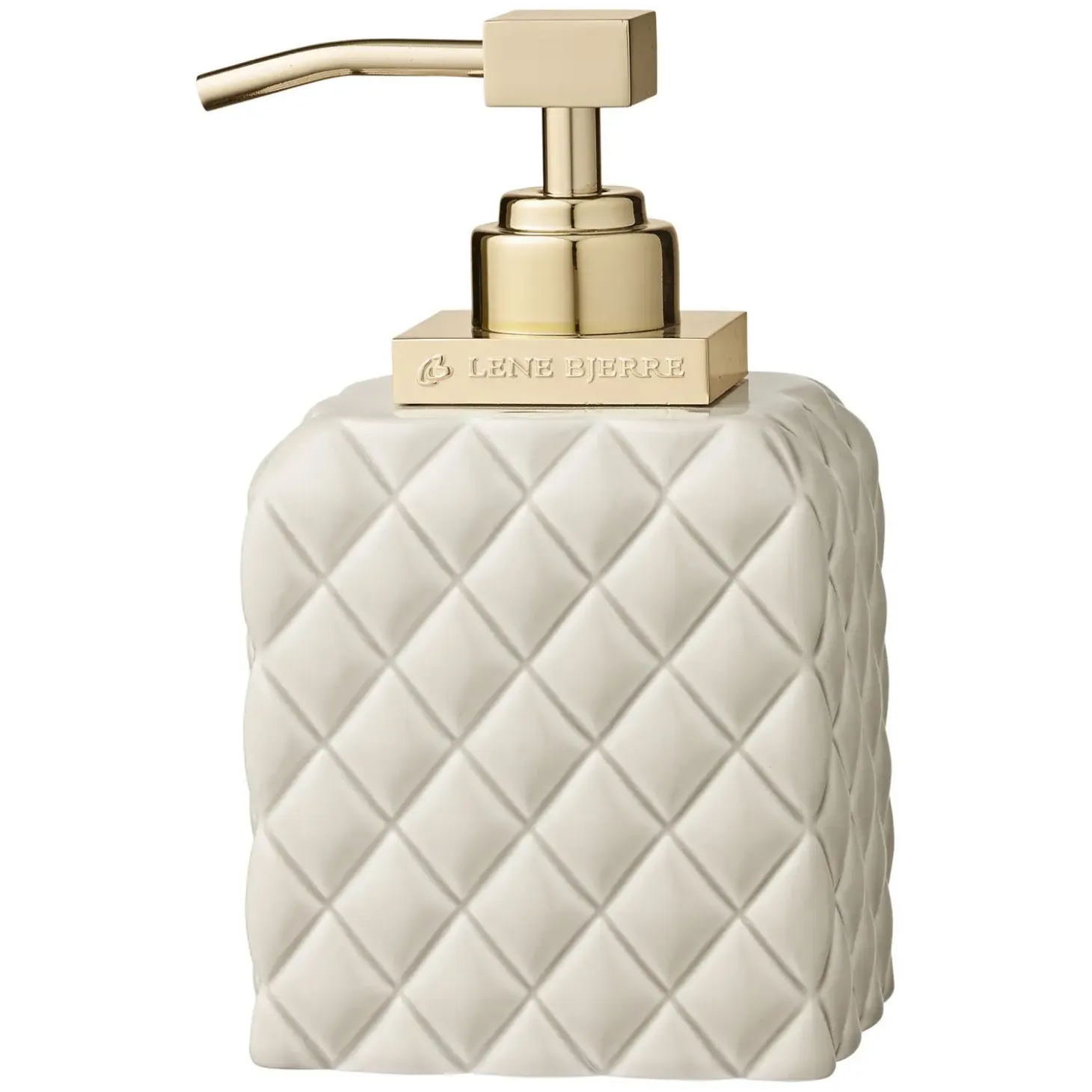 Lene Bjerre - Portia dispenser brun sand 16 cm.