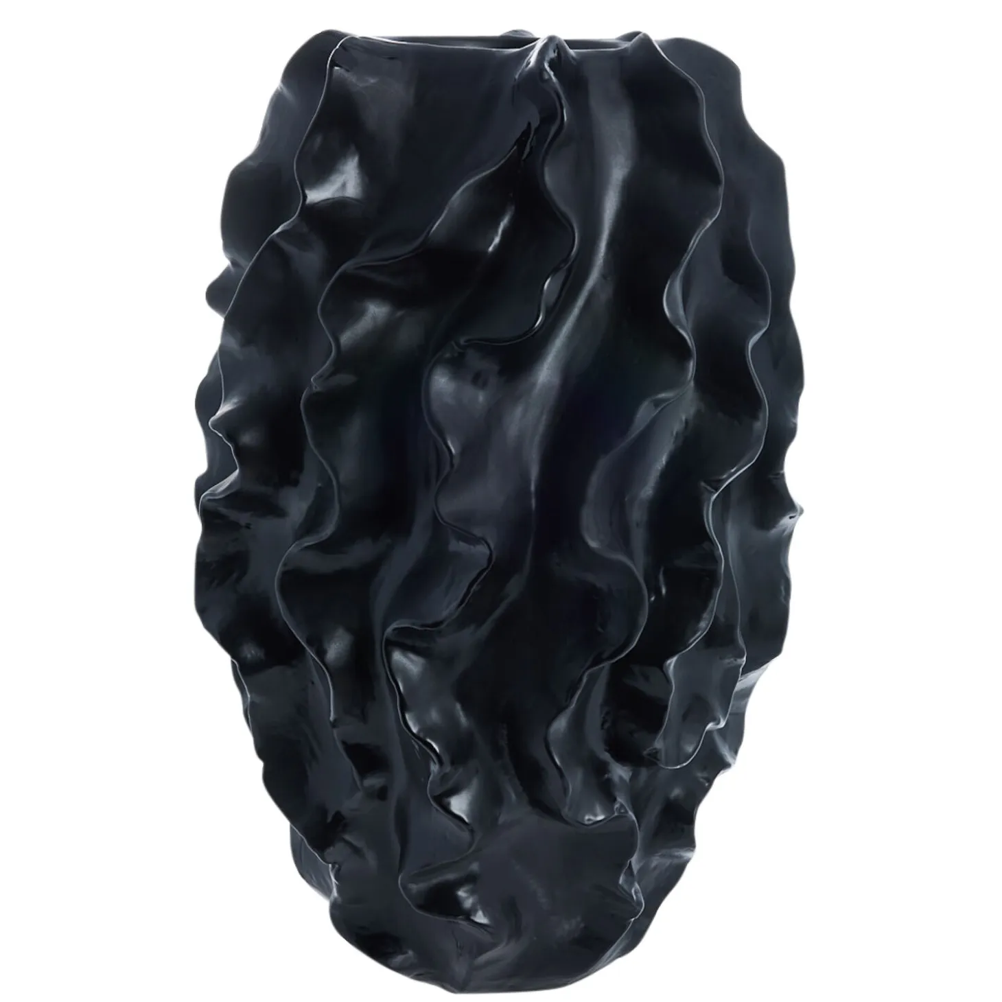 Lene Bjerre - Sannia gulvvase H48 cm. sort
