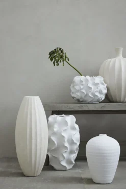 Lene Bjerre - Sannia vase H37,5 cm - Hvid