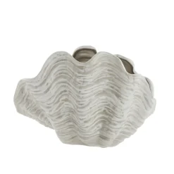 Lene Bjerre - Sheline musling vase 26x19,5 cm. sand