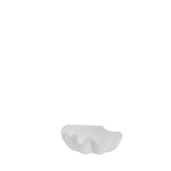 Lene Bjerre - Shella muslingeskål 14,5x12 cm. hvid hvid