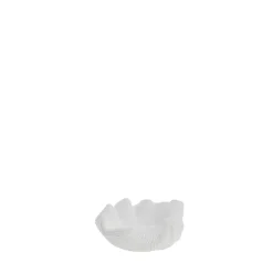 Lene Bjerre - Shella muslingeskål 14,5x12 cm. hvid hvid
