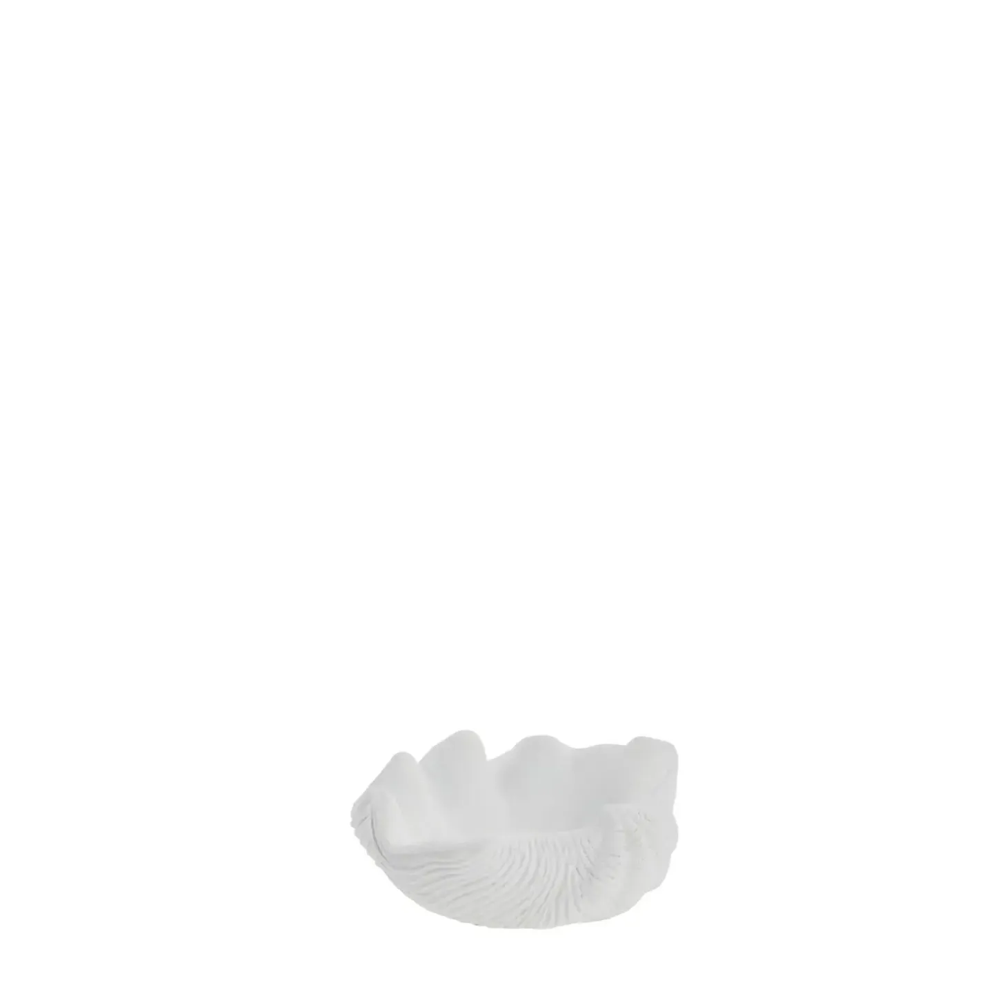 Lene Bjerre - Shella muslingeskål 14,5x12 cm. hvid hvid