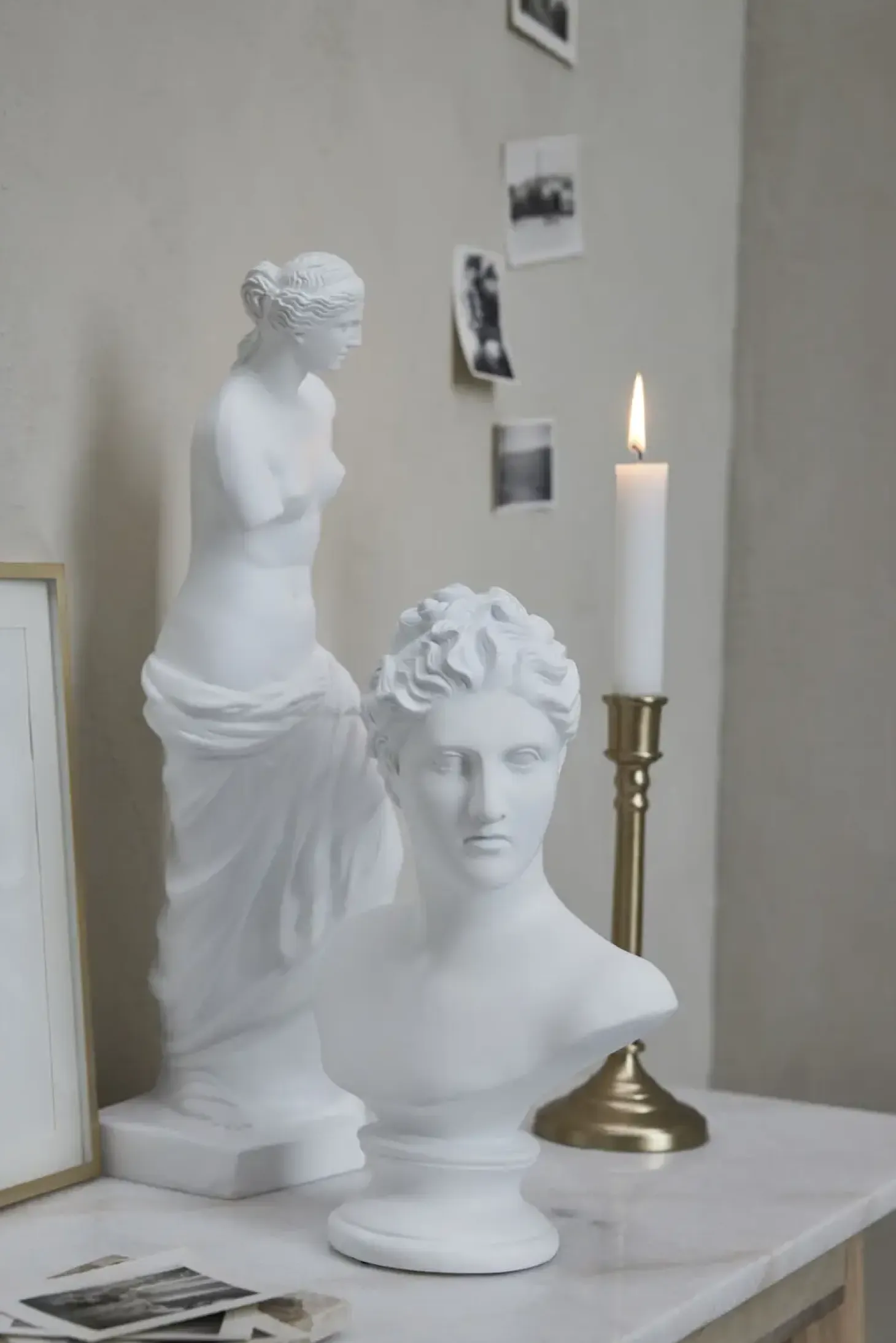 Lene Bjerre - Statia skulptur H46,2 cm. hvid