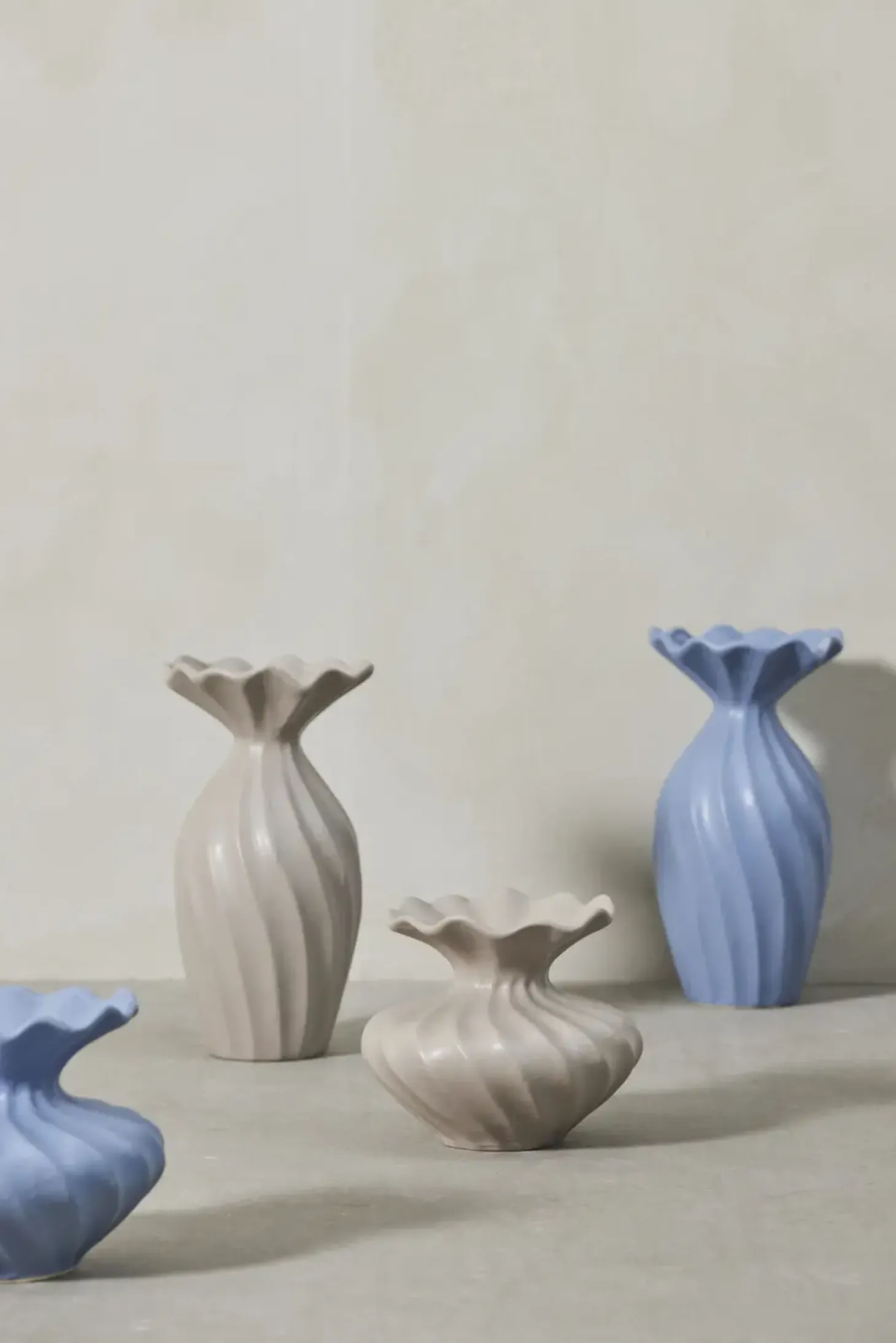Lene Bjerre - Susille vase H14 cm. sand