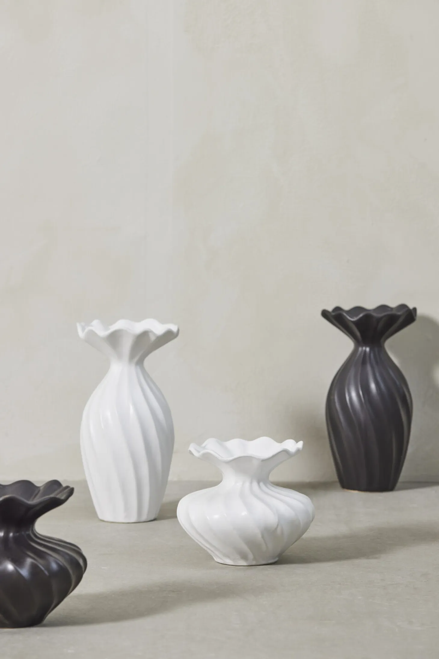 Lene Bjerre - Susille vase H25 cm. hvid