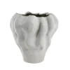 Lene Bjerre - Viola vase i stentøj 33x33 cm. hvid