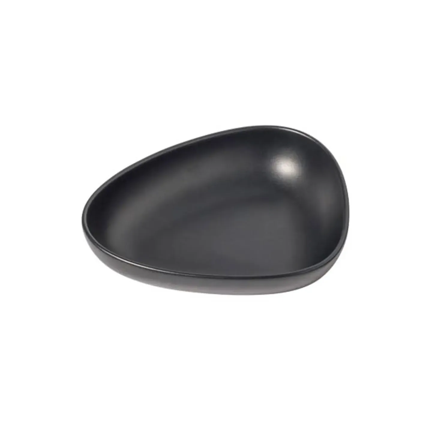 LindDNA - Curve Dyb tallerken - Deep Plate - 1 stk. - Sort