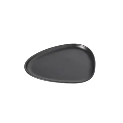 LindDNA - Curve Tallerken - Lunch Plate - 2 stk. - Sort