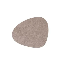 LindDNA - Dækkeserviet - Glass mat curve - Hippo Warm Grey