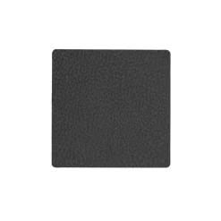 LindDNA - Dækkeserviet - Glass mat square - Hippo Black Antracite