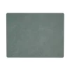 LindDNA - Dækkeserviet - Table mat square - Hippo Pastel Green 35x45 cm