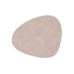 LindDNA - Dækkeserviet - Table mat curve - Hippo Warm Grey - 24x28 cm
