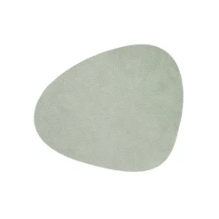 LindDNA - Dækkeserviet - Table mat curve - Hippo Olive Green - 24x28 cm