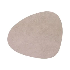 LindDNA - Dækkeserviet - Table mat curve - Hippo Warm Grey - 37x44 cm